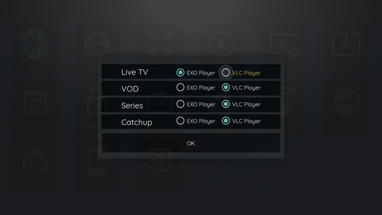 IPTV configuration on Firestick